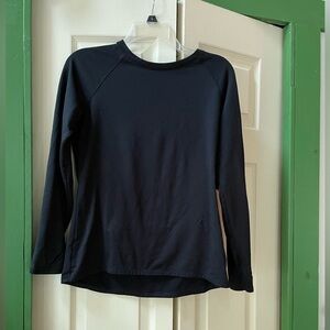 Curren Fit Black Long Sleeve Top